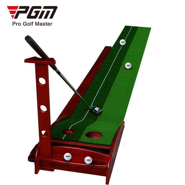 PGM Premium Wooden Putting Mat